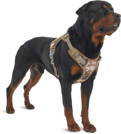 No Pull Adjustable Pet Harness Reflective K9 Working Training Easy Control Pet Vest