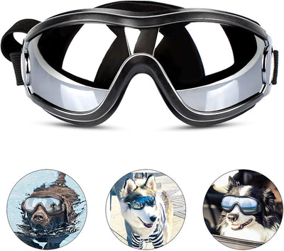 Dog Goggles Adjustable Strap for Travel Skiing and Anti-Fog