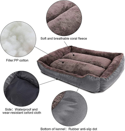 Chew Proof Dog Bed Couch Sofa, Breathable Dog Bed Couch for Small Medium Large Dogs Cat