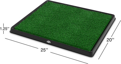 Artificial Grass Puppy Pad for Dogs Portable Training Pad with Tray